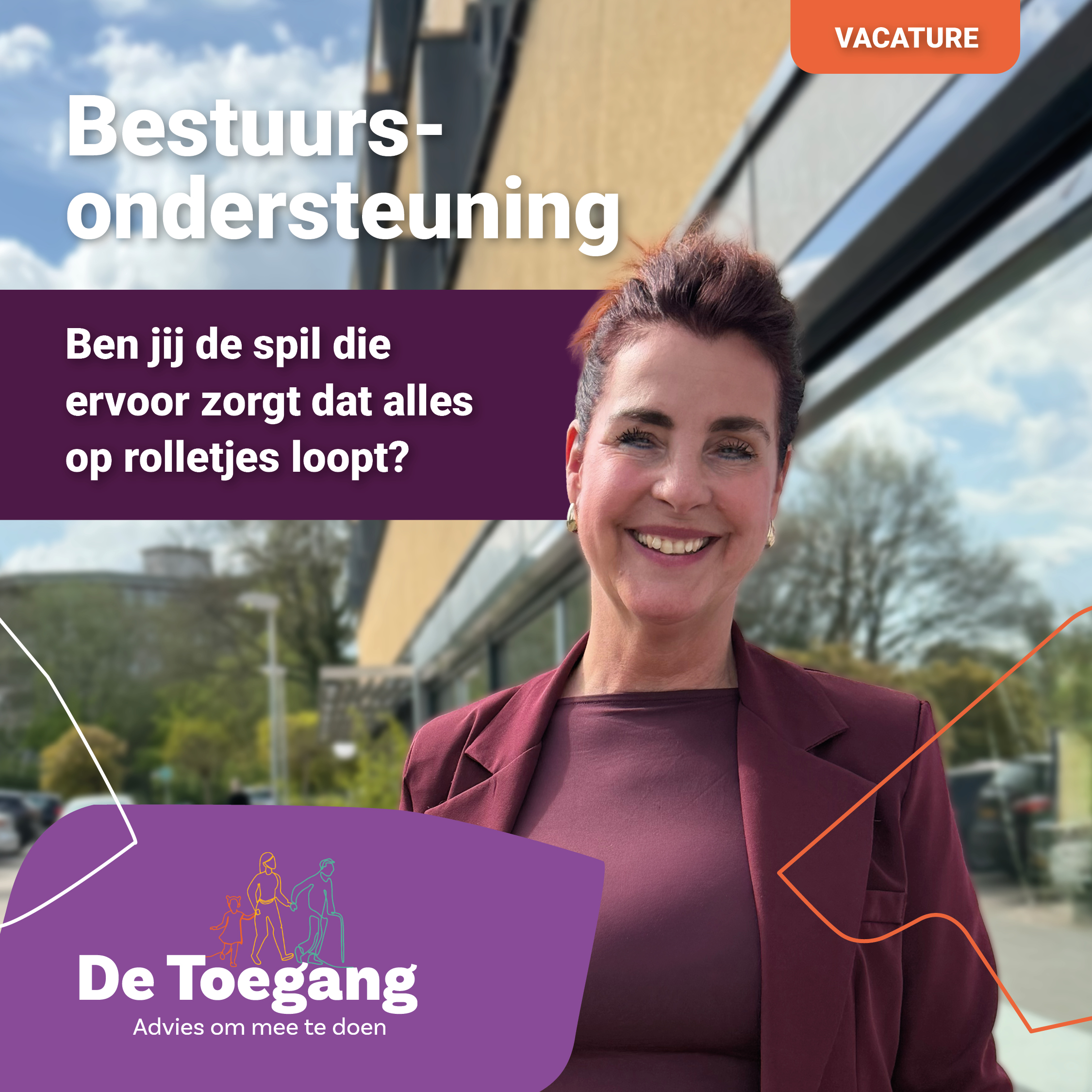 Vacature Bestuursondersteuner (24 uur per week)